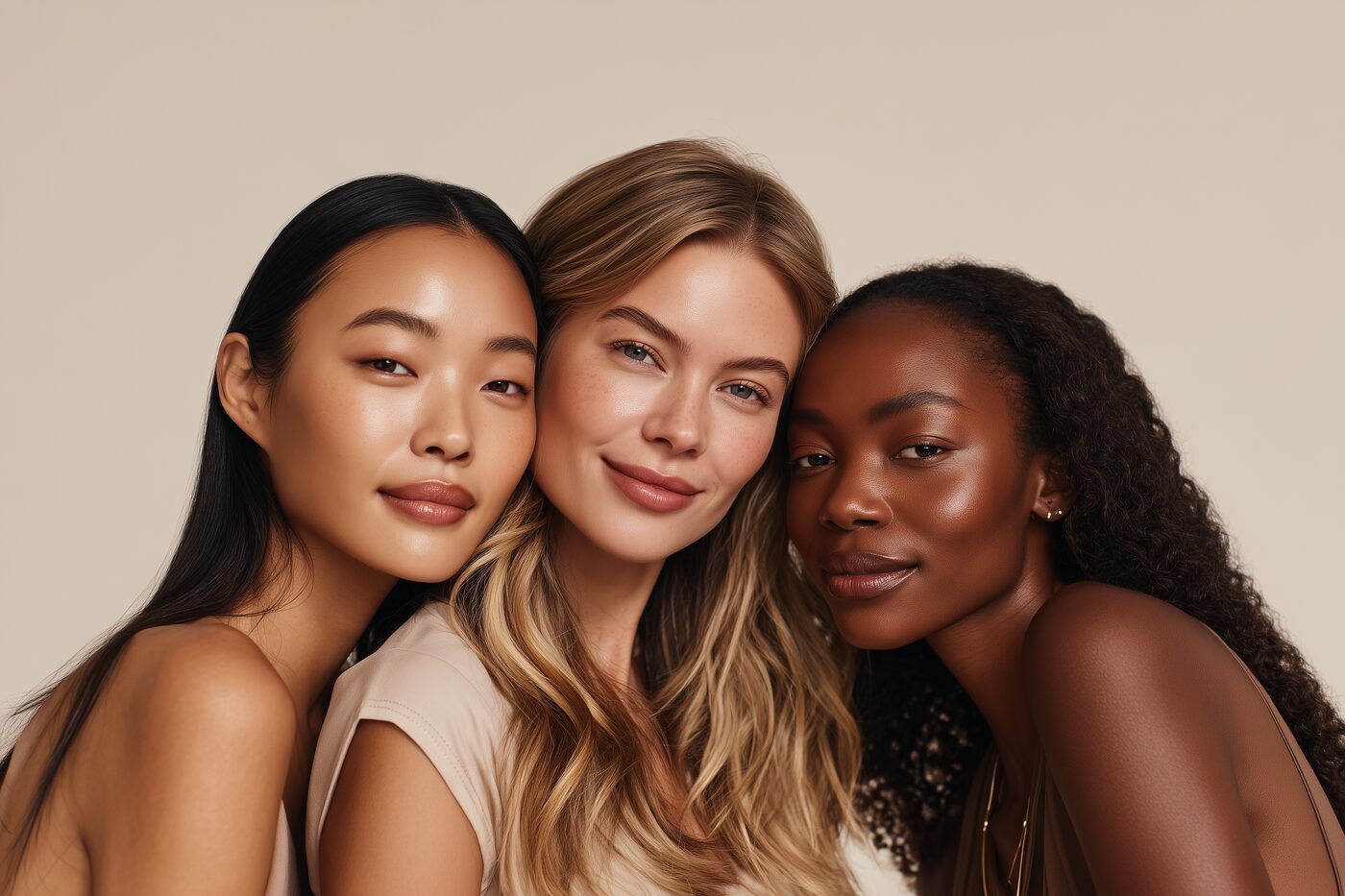 Three women with natural, refreshed results